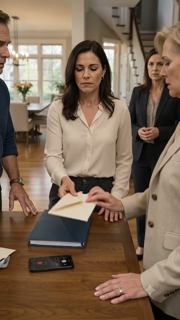THE BLUE FOLDER ON THE KITCHEN TABLE REVEALS A BITTER FAMILY BETRAYAL