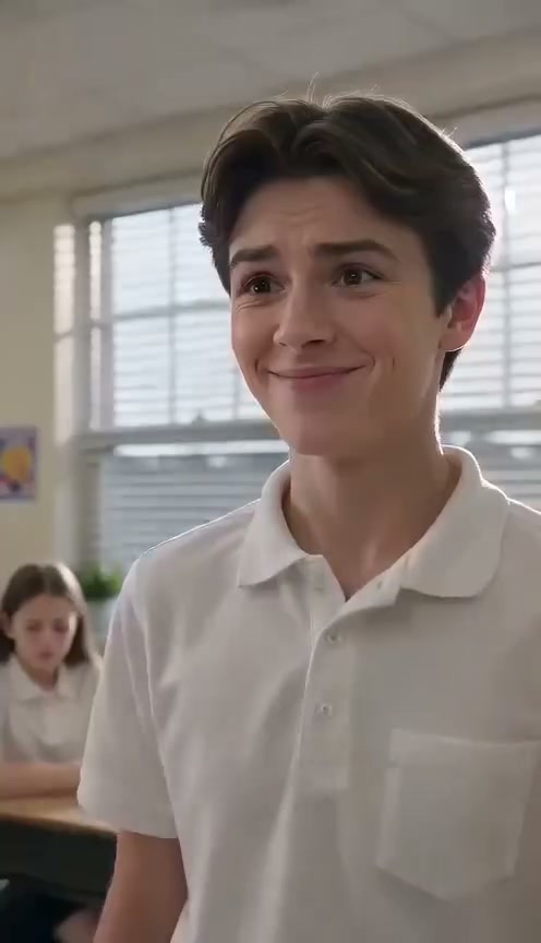 I stood frozen as the class bully hit the new, non-verbal girl. But when her speech tablet suddenly began looping a hidden recording, the entire room went dead silent...