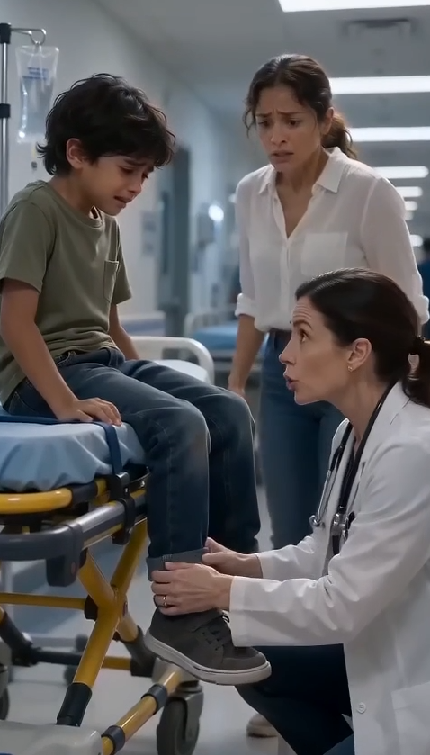 A Mother Brought Her Limping Son To My ER Claiming He Fell. But When I Rolled Up His Jeans And Saw The Truth, My Blood Ran Cold.