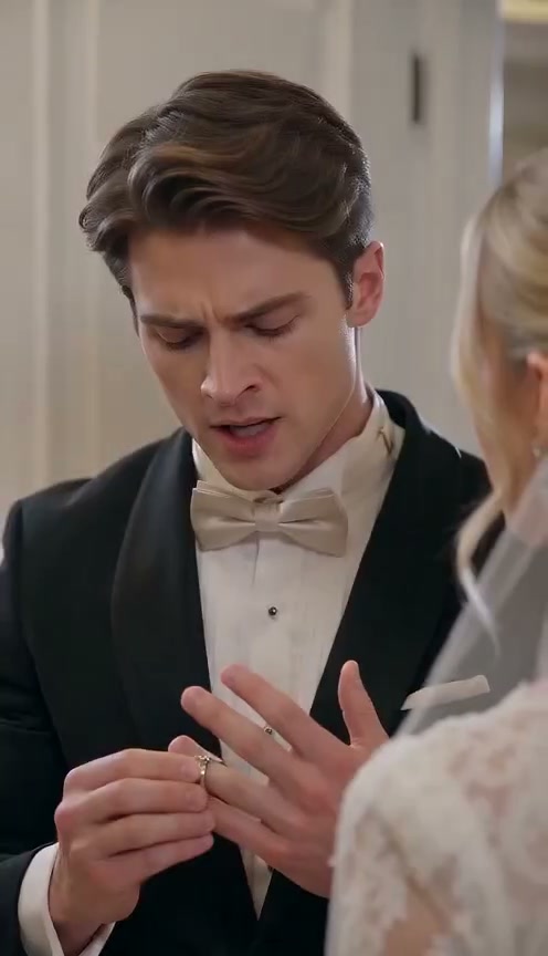 The luxurious wedding was only minutes away from beginning.