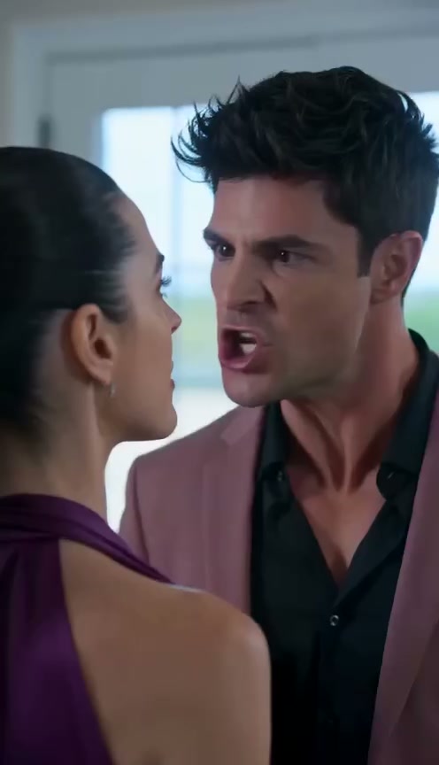 THE PINK SUIT AND THE PURPLE DRESS