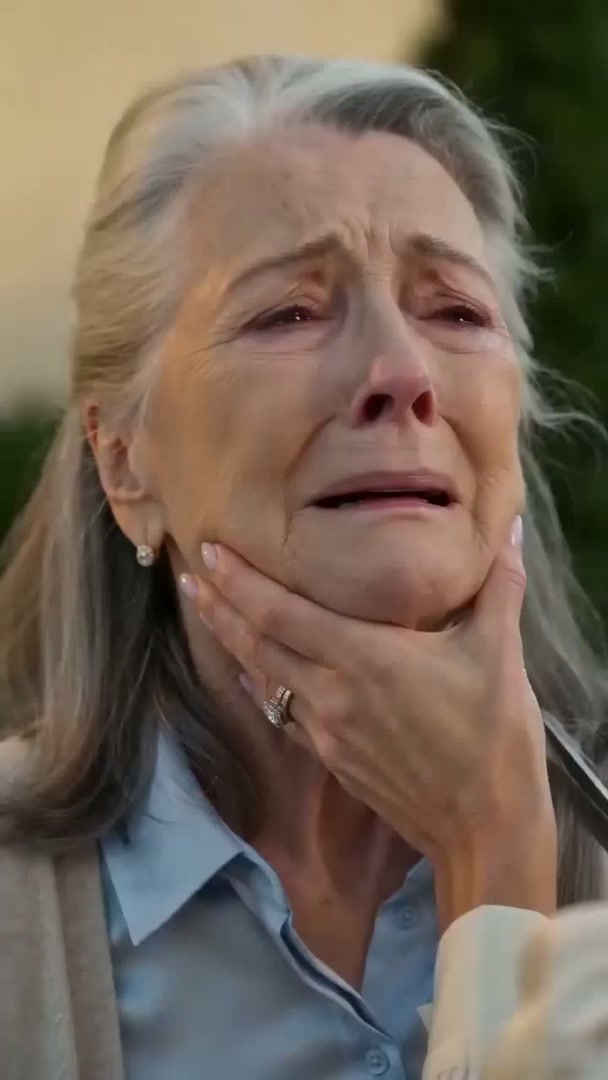 My son's fiancée forcibly cut my hair in the garden, laughing, """"You're a decrepit relic. He'll never believe you."""" She didn't know my billionaire son came home early.