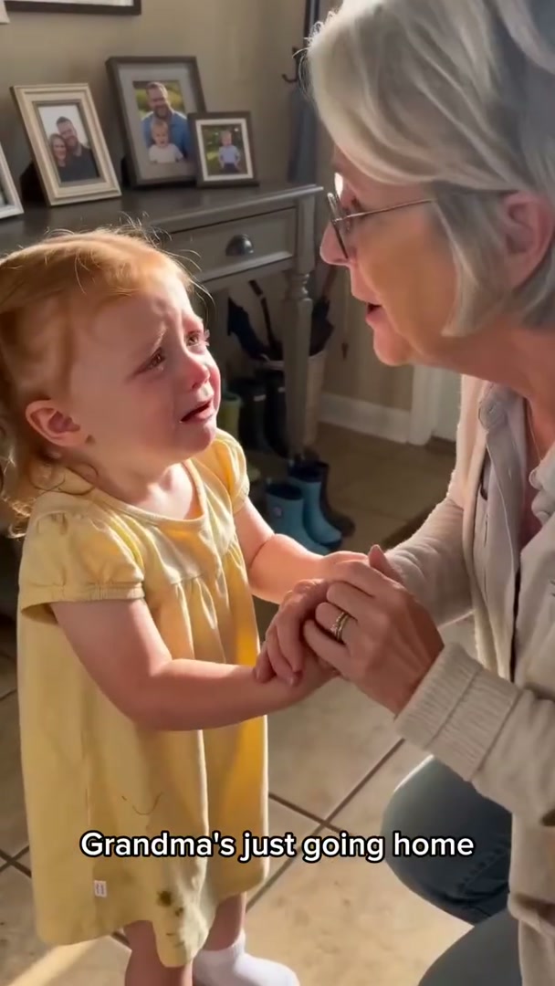 She just wanted to be by Grandma’s side 🥺