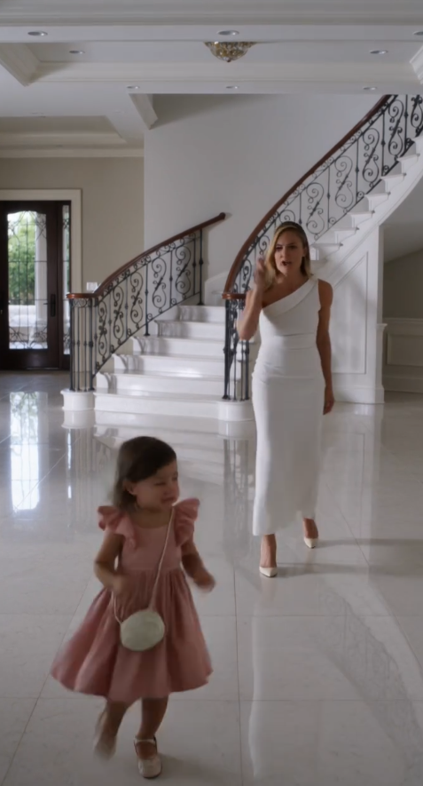THE HEIR IN THE DUSTY PINK DRESS