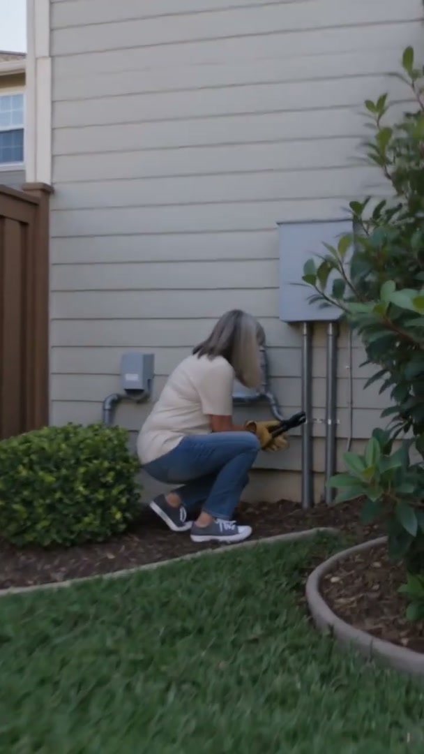 THE WOMAN WHO TRIMMED THE HEDGE BEFORE THE CAMERA CAPTURED EVERYTHING SHE TRIED TO HIDE