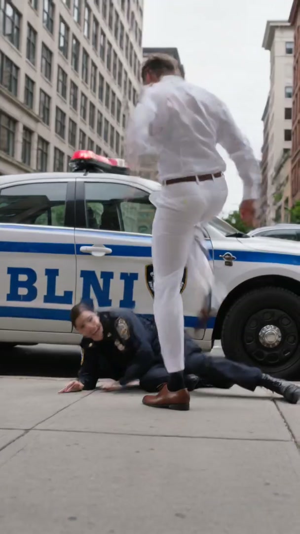 THE WHITE SHIRT AND THE RED HYDRANT