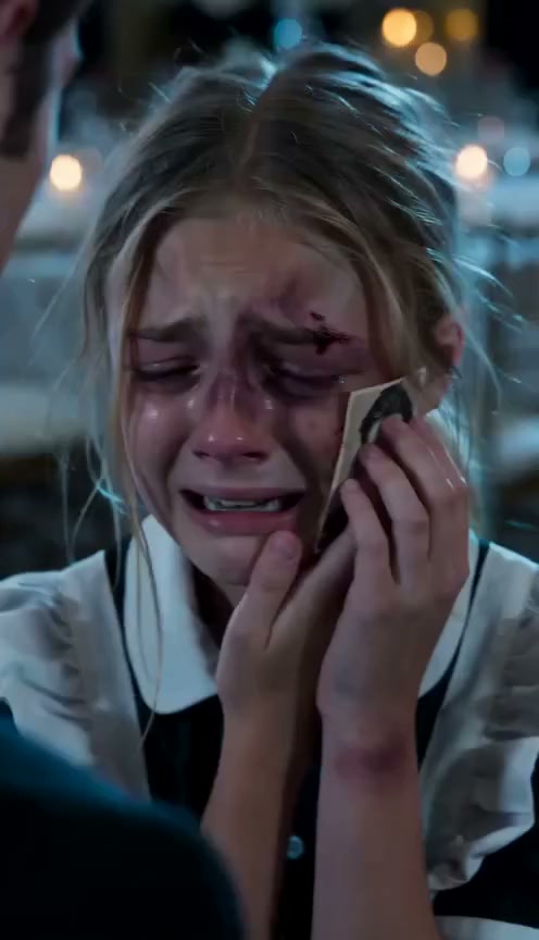 A furious socialite slapped a young waitress in front of the whole banquet, screaming at her for "trying to steal her husband." She felt completely justified—until the sobbing girl dropped an old, fad