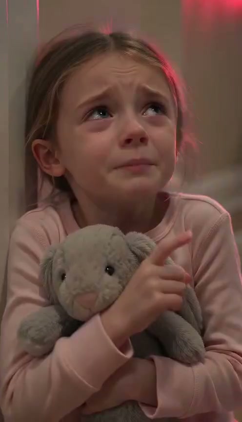 At 10:14 in the evening, eight-year-old Emily Miller called 911 from the other side of her bedroom door.