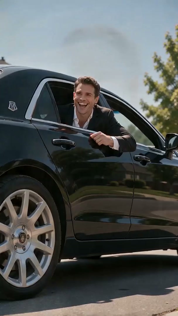 An aggressive driver. A terrified kid on a bike. A dad who refuses to back down.