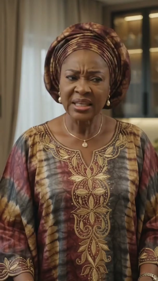 Mother-in-law, teaching her son's wife how to run her home.