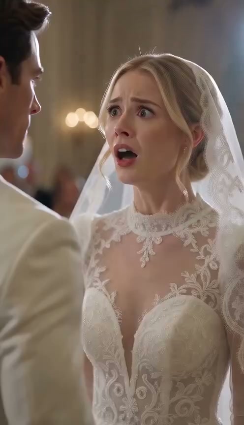 The groom saw his little girl crying just moments before the ceremony. The bride's perfect day was about to shatter.