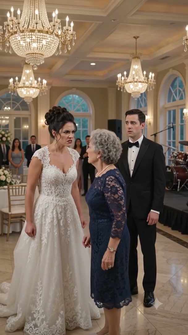 THE WOMAN IN THE BLUE LACE DRESS WHO OWNED THE EMPIRE SHE BUILT FROM ASHES