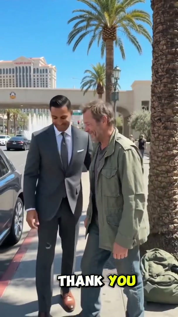 THE MAN BY THE PALM TREE