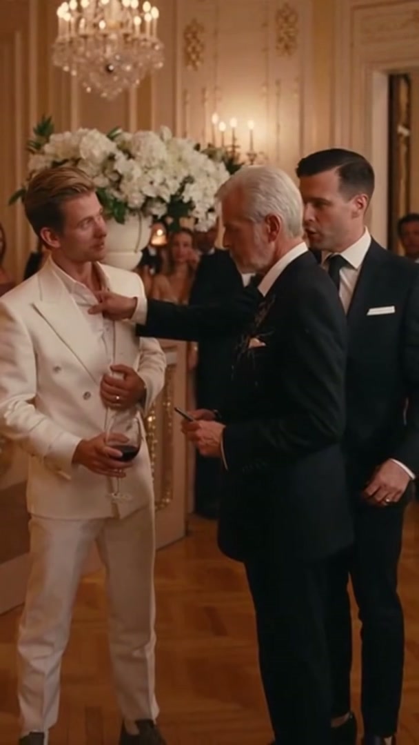 A Quiet Neighbor in an OUTDATED Suit Was Forced to Strip at a Luxury Wedding… But the Groom Had NO IDEA Who He Really Was