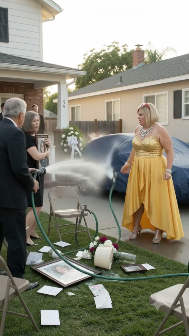 THE WATER ON THE LAWN WAS NOT AN ACCIDENT BUT A DECLARATION OF WAR NO ONE SAW COMING