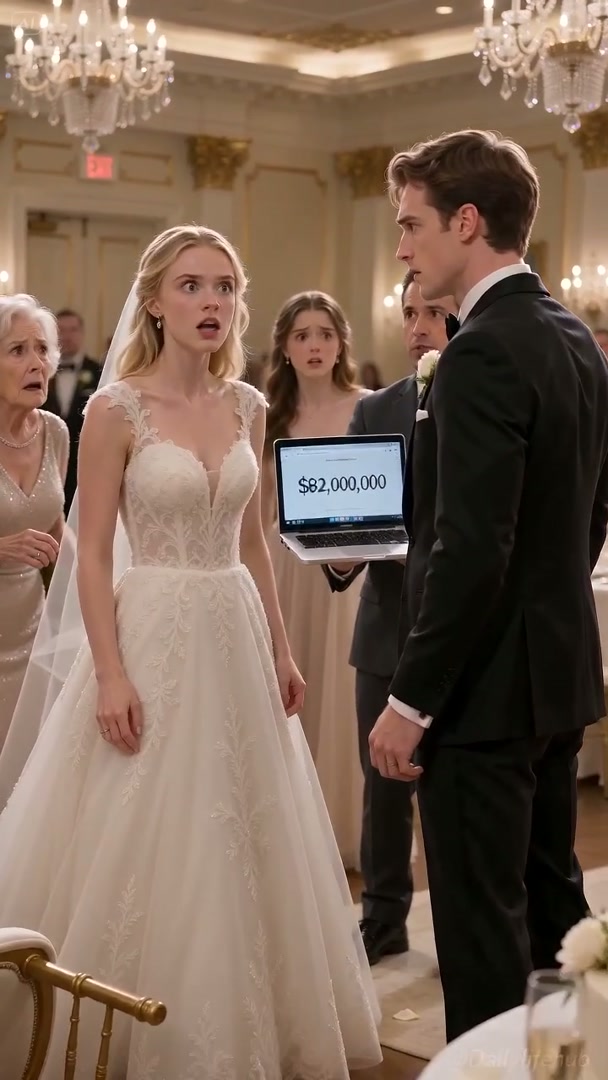 THE BRIDE WHO EMBARRASSED THE BILLIONAIRE GROOM AT THE GRAND ALTAR WITH HER SECRET LEDGER