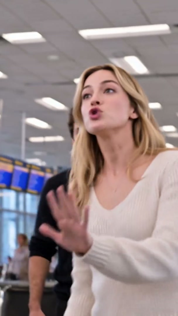 THE BLUE SEQUIN DRESS THAT UNMASKED A TEN-YEAR WEB OF LIES IN TERMINAL FOUR