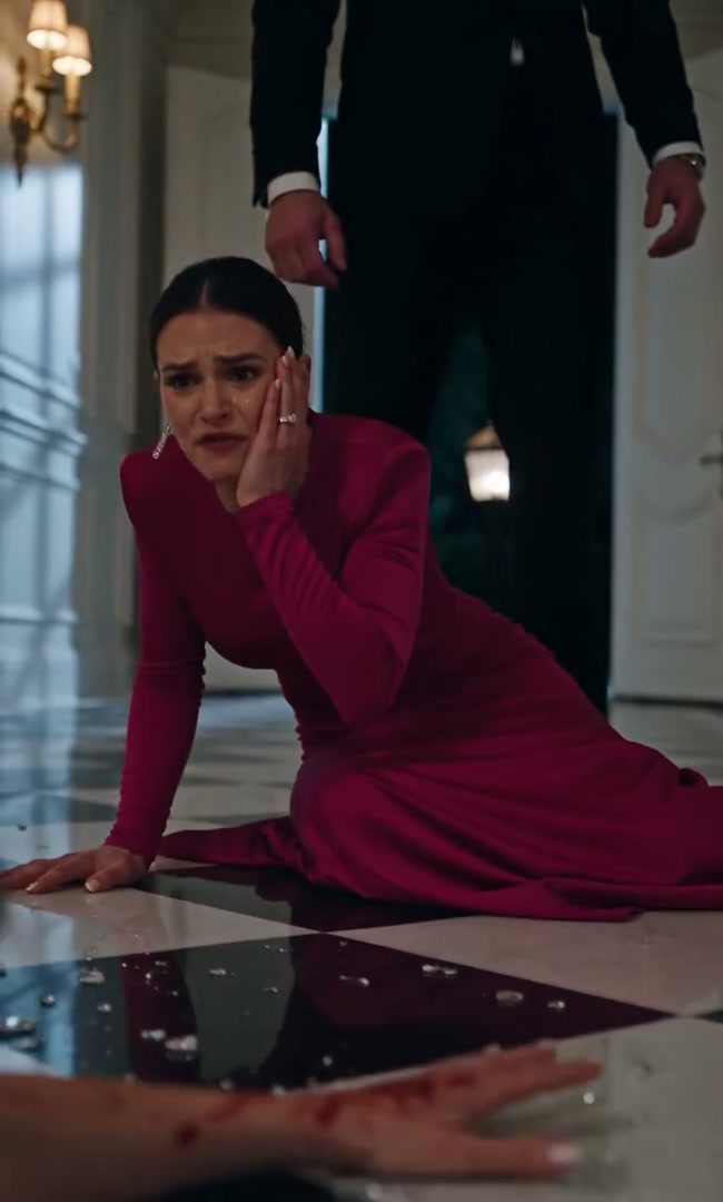 THE CRIMSON HIGH-HEEL ECHOES ACROSS THE CHECKERED MARBLE FLOOR OF THE VANDERBILT ESTATE