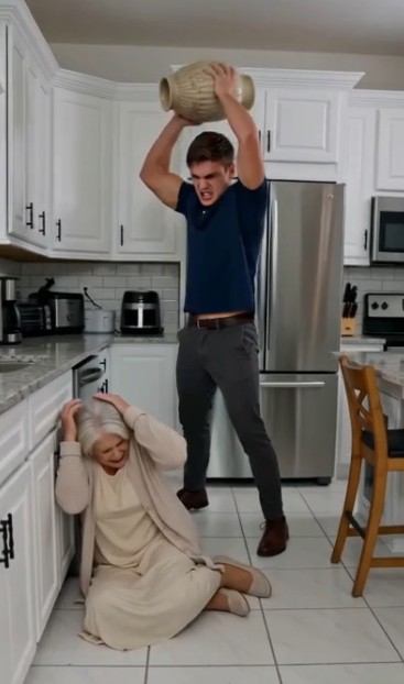 My Brother Raised a Vase Over Our Mother’s Head—Then I Walked In Wearing My Army Uniform