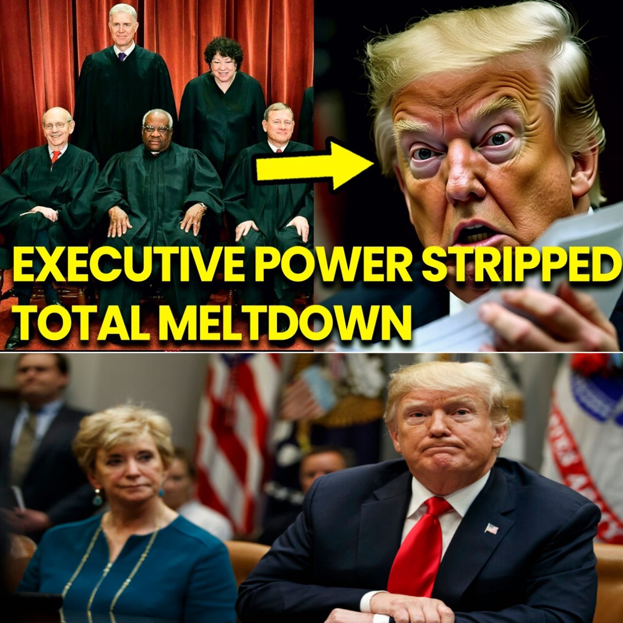 🚨Supreme Court STRIPS Trump of Executive Power as TOTAL MELTDOWN Erupts LIVE⚡..........