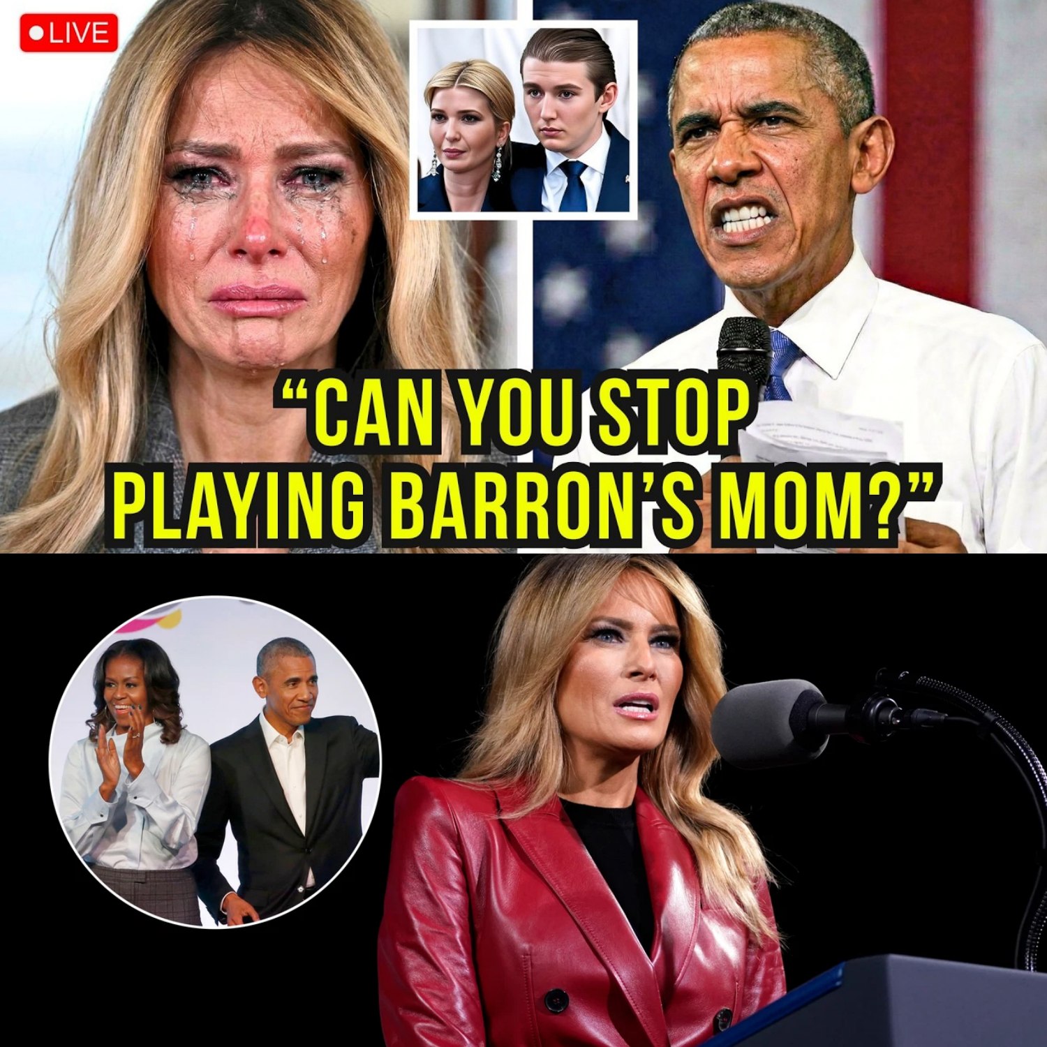 Melania Trump Interrupts Barack Obama on Live TV — Seconds Later, She INSTANTLY REGRETTED IT! - Global News
