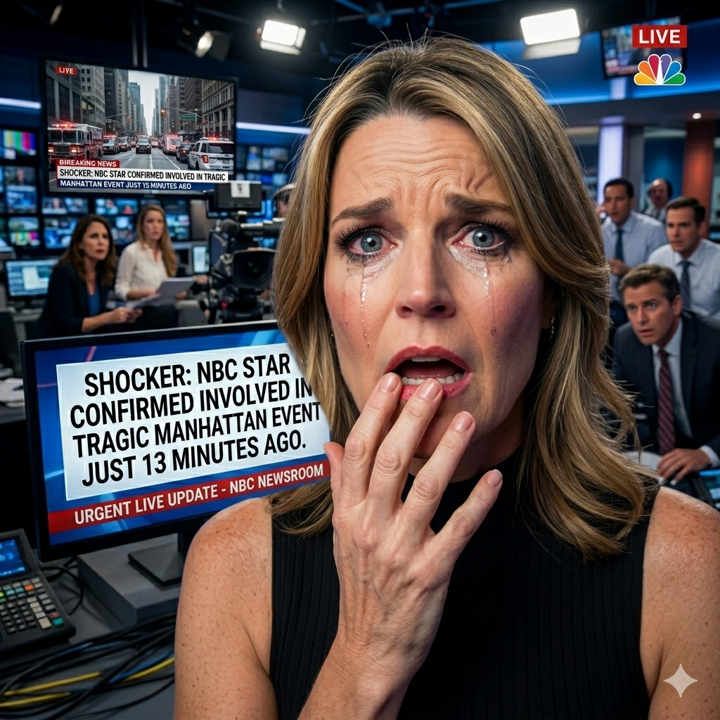 13 minutes ago in Manhattan, Savannah Guthrie was confirmed to be involved in…