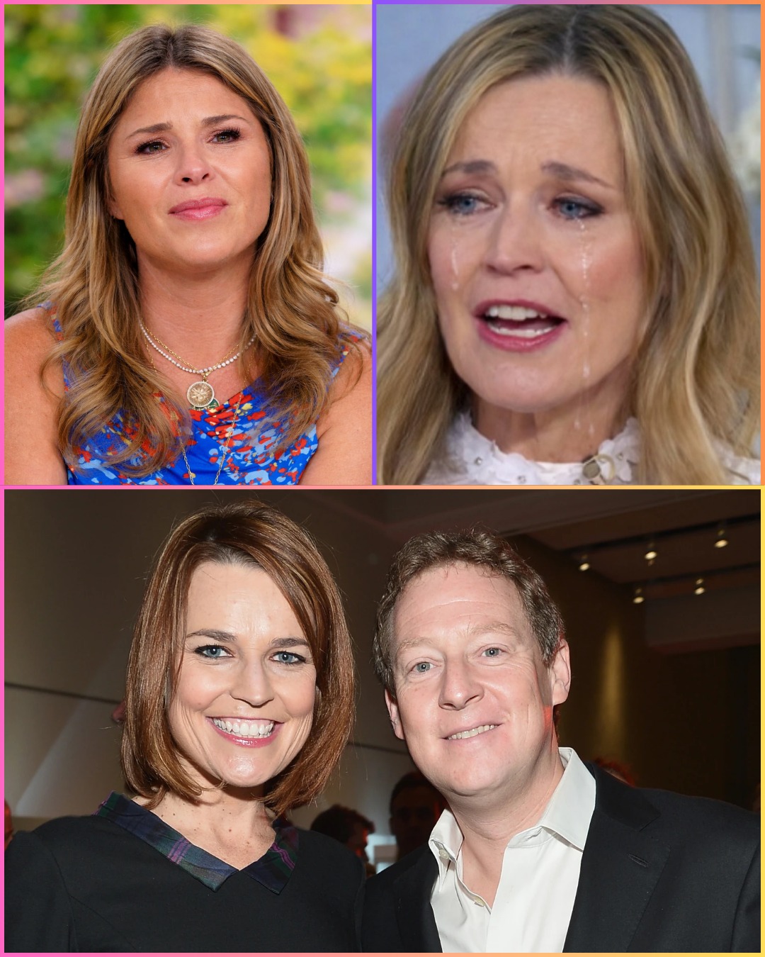 Jenna Bush and Savannah Guthrie admits that she tested positive for....