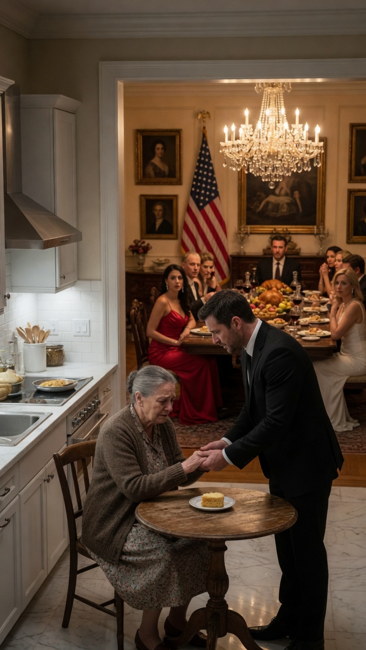 They made his mother eat alone… until her successful son discovered the truth.