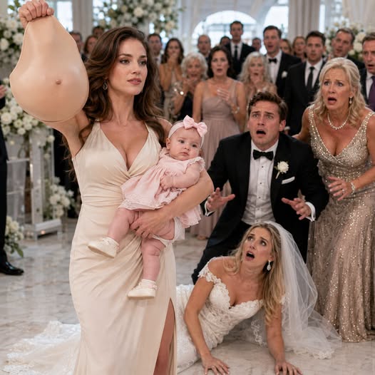 My husband threw divorce papers into my face while I cradled our newborn daughter. “I need a son, not a useless girl,” he sneered. His mother nodded. “We need a grandson. Someone else has already done what you couldn’t.” Months later, at his wedding to the mistress supposedly carrying his baby boy, I walked in holding my daughter and one sealed envelope. When I revealed what was inside, the groom went pale—and revenge had only just begun. - True Stories
