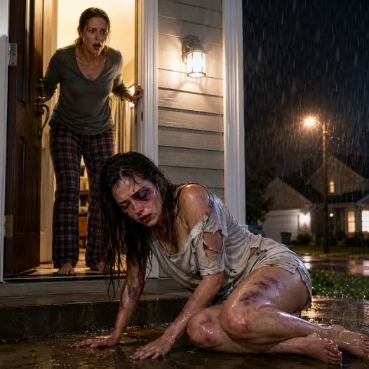 At two in the morning, my sister pounded on my door, drenched in rain, one rib broken, terror shaking through every breath. She collapsed into my arms and whispered, “Please… don’t let me go back to him.” Minutes later, her husband texted, “This is a private family matter.” I stared at the bruises blooming across her skin and replied, “She is my family.” Then I called 911—and started planning what he would lose first. - True Stories