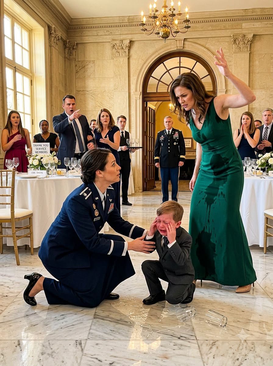 MY SISTER SLAPPED MY LITTLE BOY AT A BALLROOM FULL OF HUNDREDS, and minutes later a four-star General saluted me as the quiet hero behind the $500 million defense contract. Why did the room go silent?