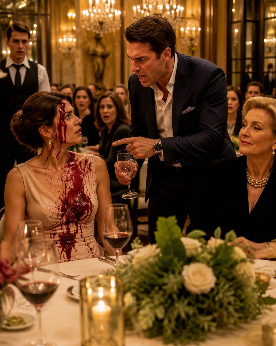 When I refused to pay the bill at the upscale restaurant, he stared at me as if I were a stranger. His mother smirked in approval, but then he threw wine in my face and hissed, “Pay up, or it’s over.”