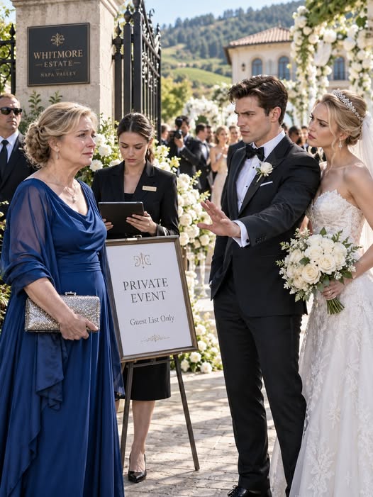 My adopted son, whom I sacrificed 25 years to raise, kicked me out of his elite wedding: “You always make everything about you. We only want people who fit.” I was wearing my only nice dress. I smiled softly: “I understand perfectly.” Walking away, I called my lawyer: