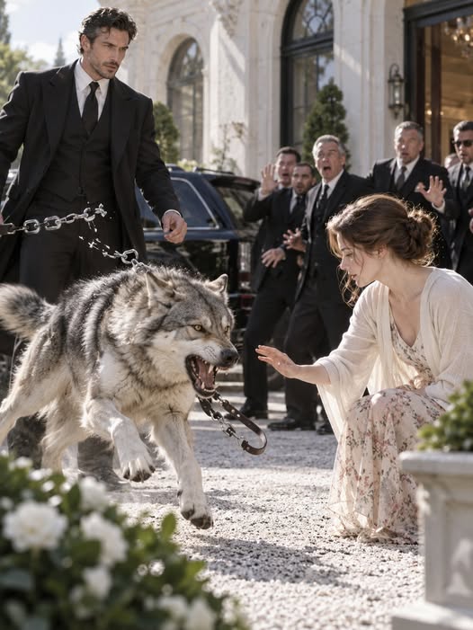 Everyone Screamed When The Mafia Boss’s Wolfdog Broke Free—Then It Chose The Plus-Size Woman