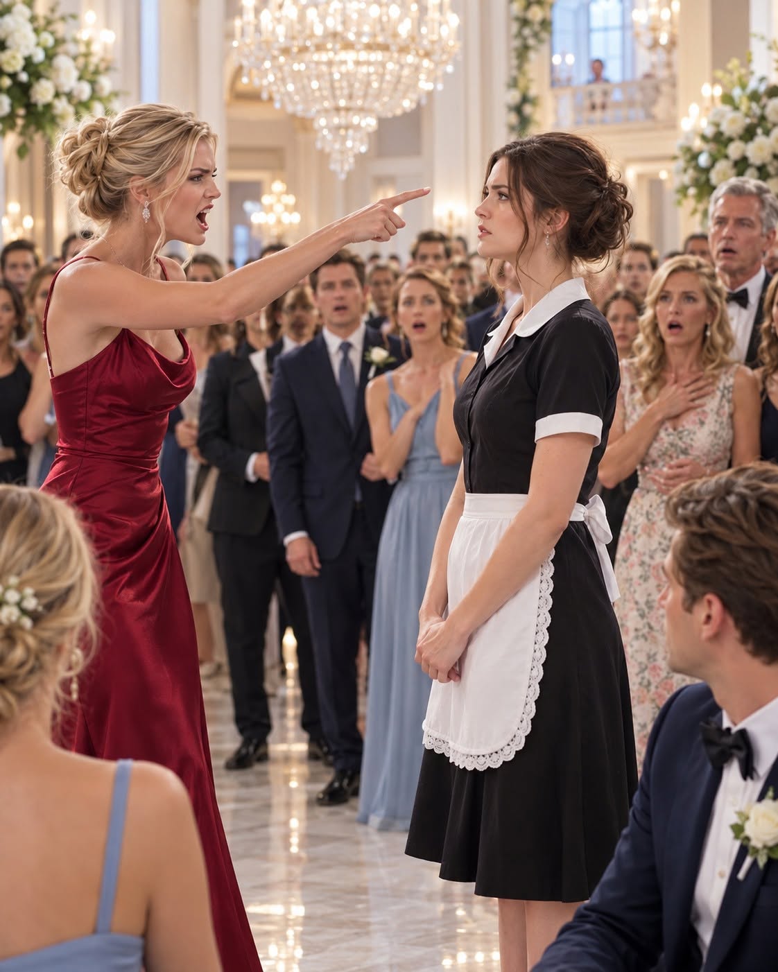The Billionaire’s Fiancée Humiliated the Maid in Front of Three Hundred Guests and Learned Too Late She Had Chosen the One Woman Nobody in That Ballroom Could Defeat