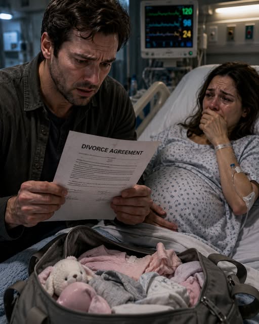 My Wife Handed Me Divorce Papers While She Was In Labor... I Signed Them... Then The Doctor Whispered, "She Just Saved Your Life."