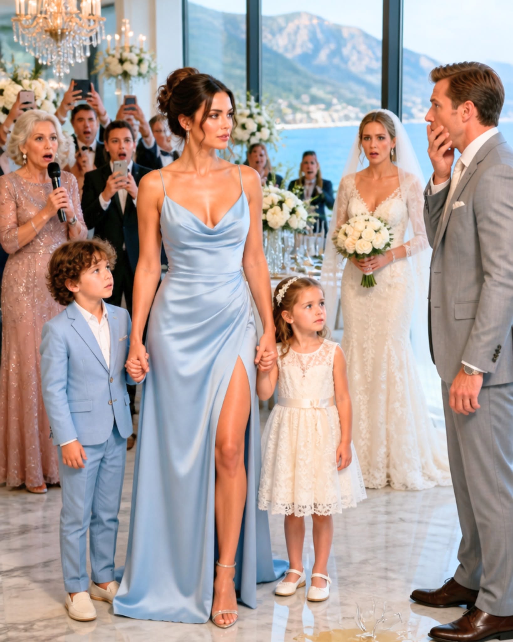 She Brought Three Children to Her Ex-Husband’s Wedding—Then One Recording Destroyed His Family’s Perfect Lie