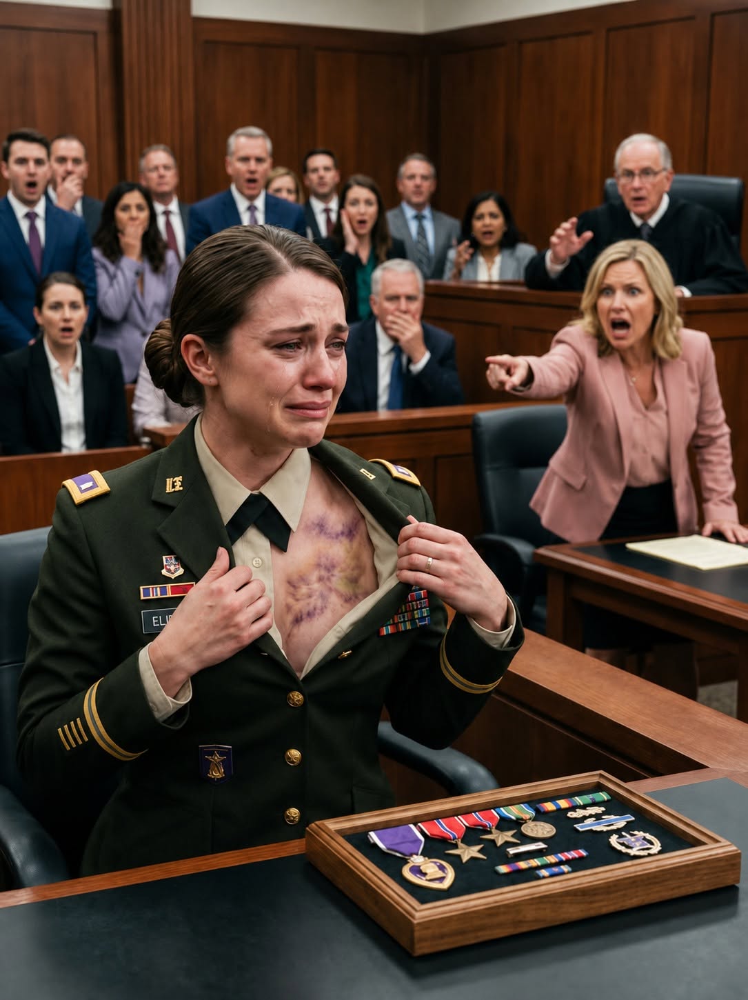 My Mother Called Me a Fake Soldier in Court—Then the Doors Opened at Noon