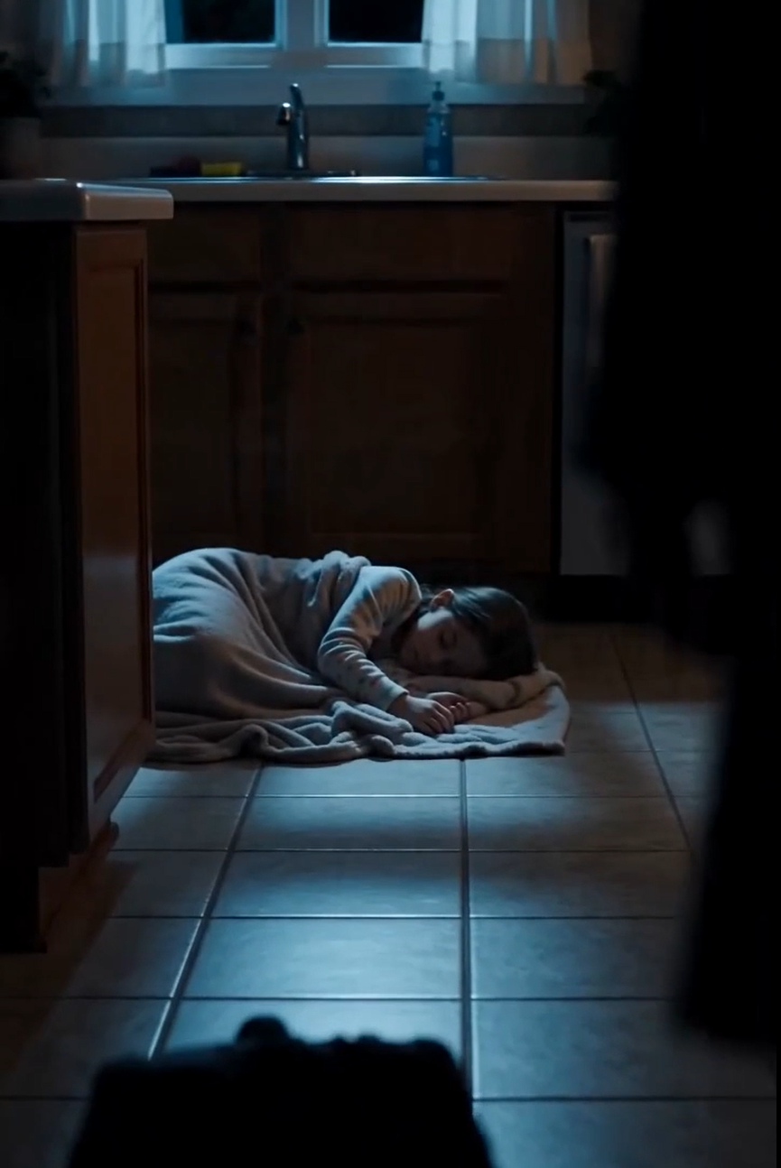 She Came Home After A Business Trip And Found Her 12-Year-Old Daughter Sleeping On The Kitchen Floor