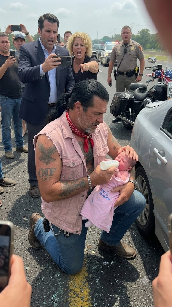 The Biker Everyone Hated Until They Saw What He Was Saving