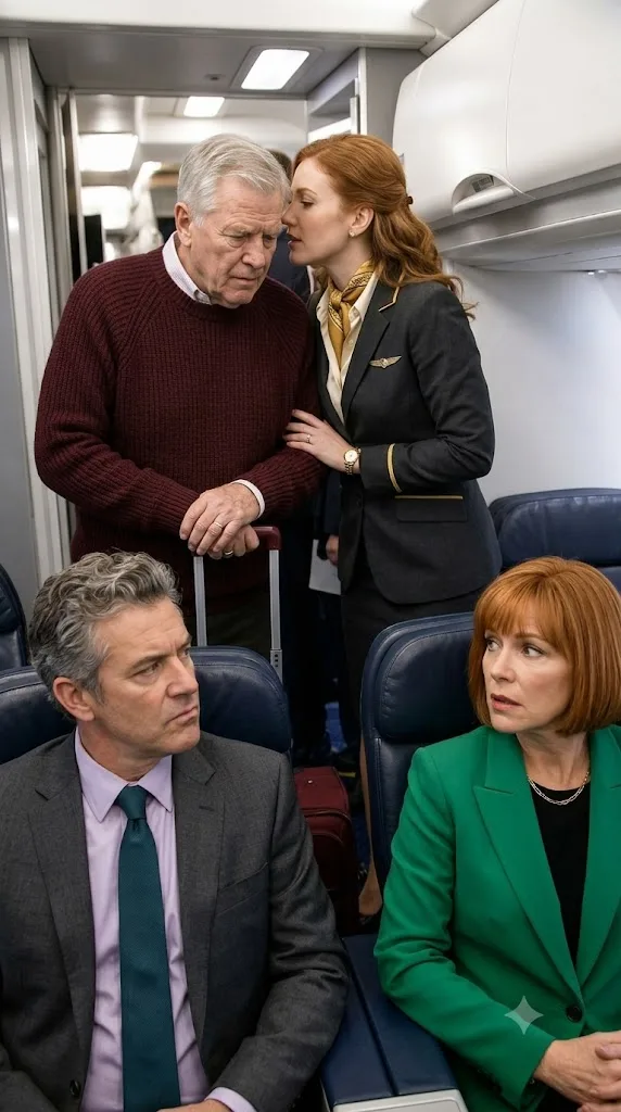 THE FLIGHT ATTENDANT WHO TOLD ME TO GET OFF THE PLANE