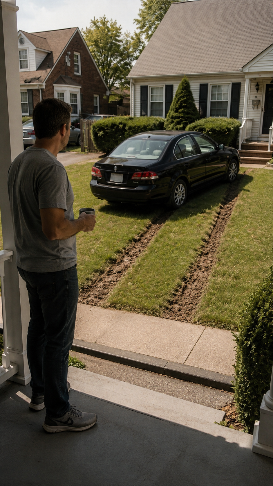 HE PARKED ON MY LAWN—SO I GAVE THE WHOLE NEIGHBORHOOD A MORNING THEY’D NEVER FORGET