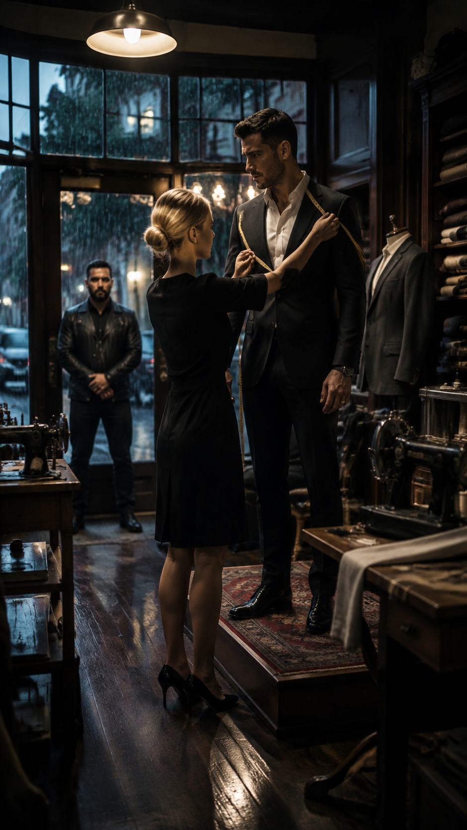 The Mafia Boss Who Asked About My Heart — Then Turned My Little Tailor Shop Into a Battlefield