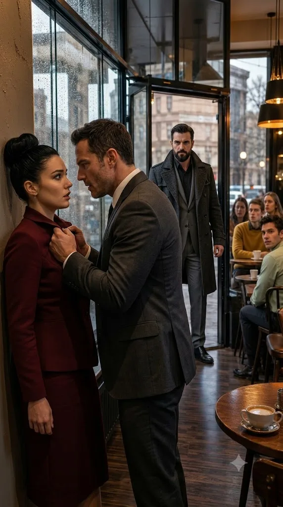 HE PUT HIS HAND AROUND MY THROAT AT A CAFÉ—THEN MY HUSBAND WALKED THROUGH THE DOOR