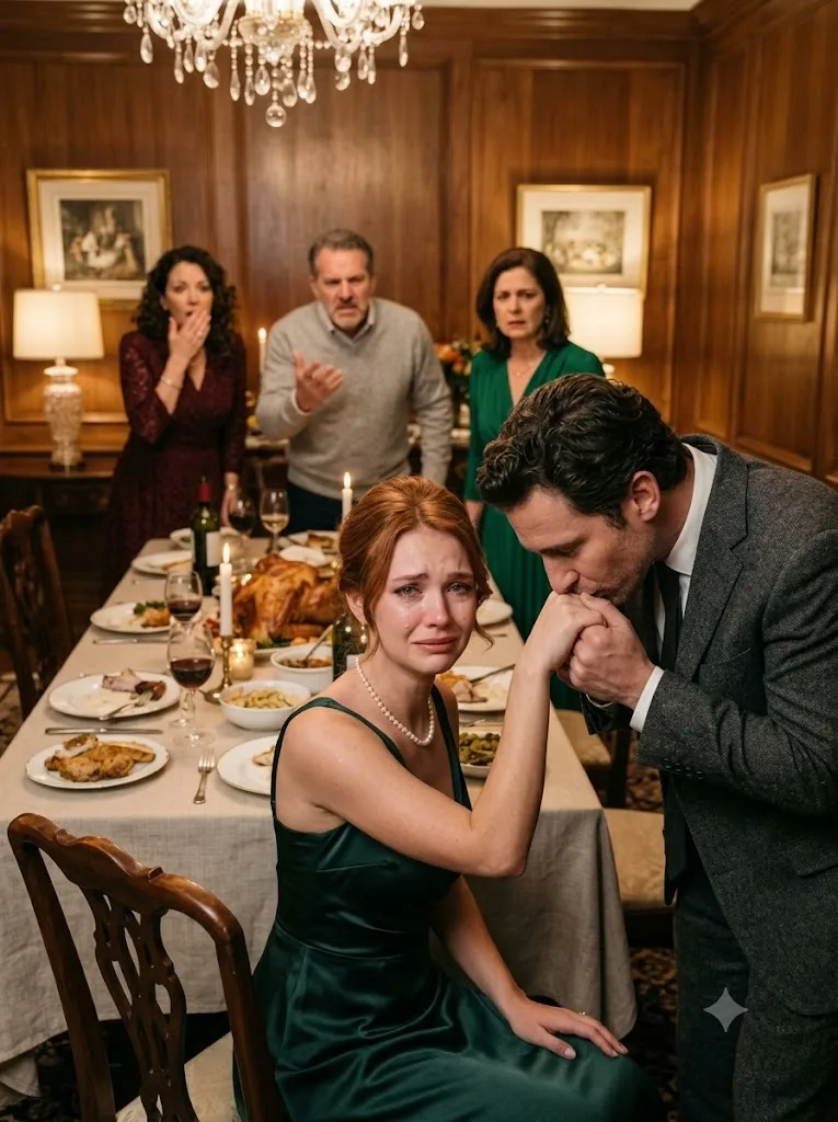 MY FAMILY HID ME IN THE KITCHEN FOR THEIR VIP GUEST—THEN THE BILLIONAIRE CHAIRMAN WALKED IN AND CALLED ME DARLING