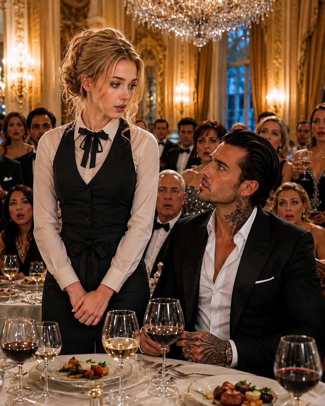 The Waitress They Humiliated Was the Mafia King’s Little Sister