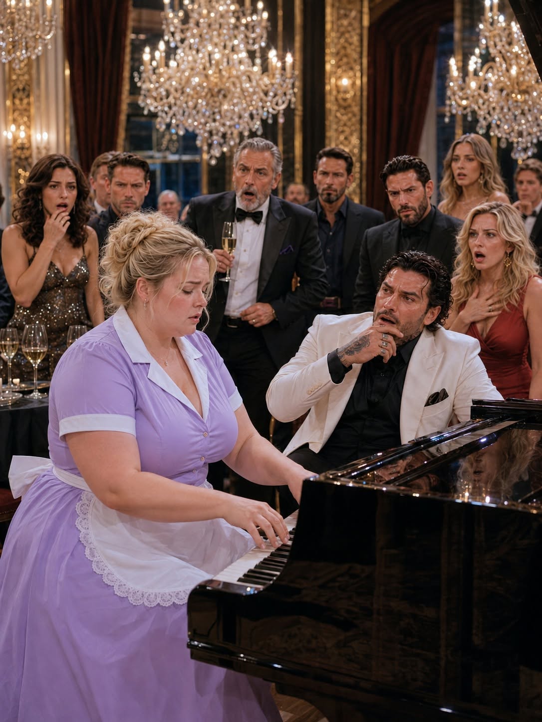 The Maid Who Played the Impossible Concerto and Stole the Mafia King’s Heart