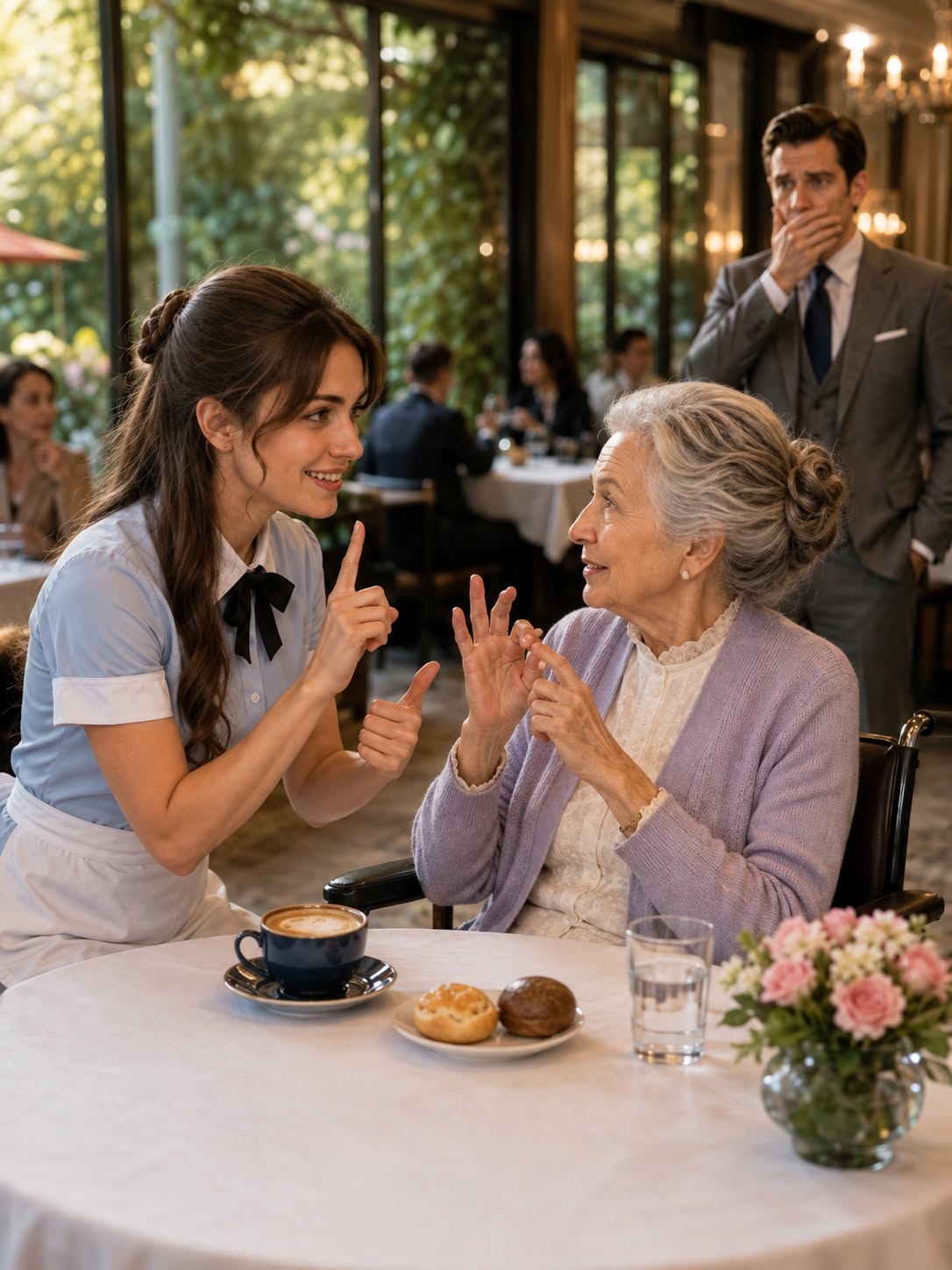 The Waitress Who Spoke to the Woman Everyone Else Ignored