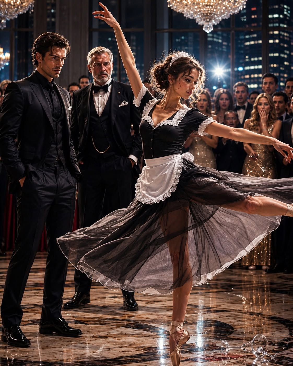 THE BILLIONAIRE LAUGHED AT THE MAID—UNTIL SHE TOOK THE DANCE FLOOR