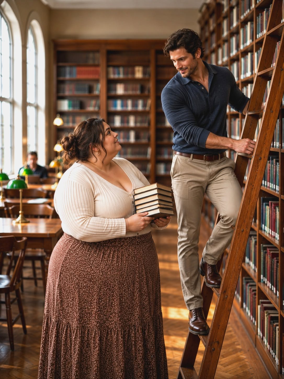 She Thought He Was the Librarian—Then the Billionaire’s Board Called Him Chairman